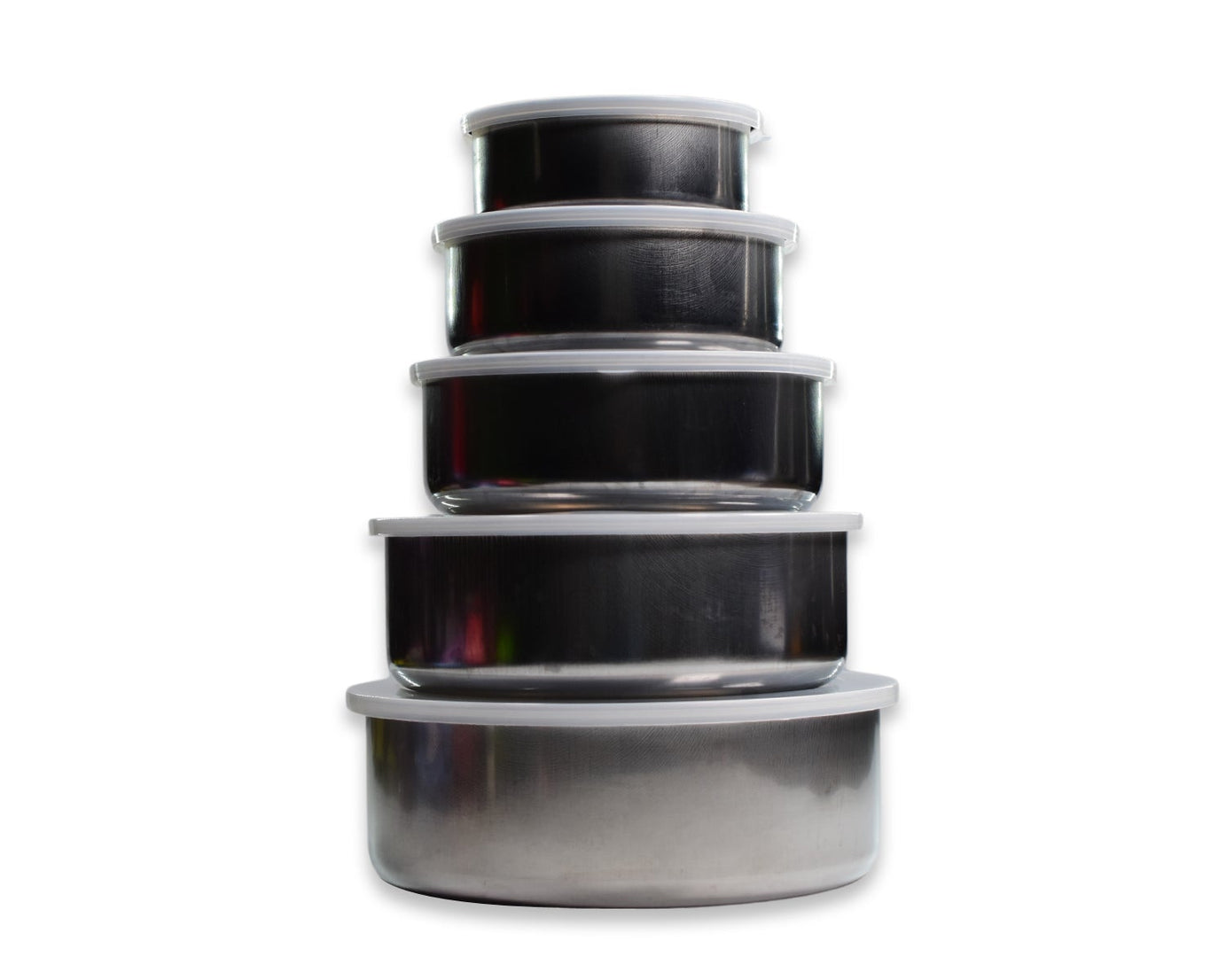 Stainless steel lunch box with secure leak-proof closure