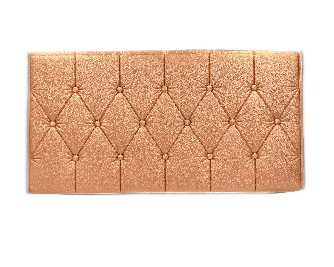 3D brown wall cushion textured panel.