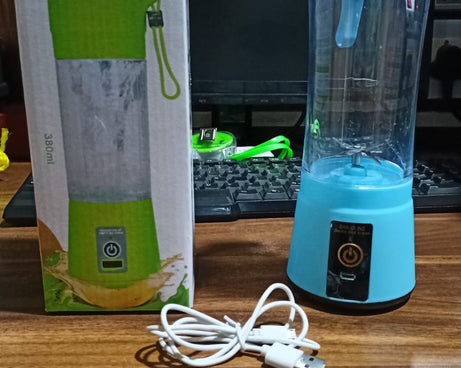 Rechargeable blender perfect for making juices anywhere.