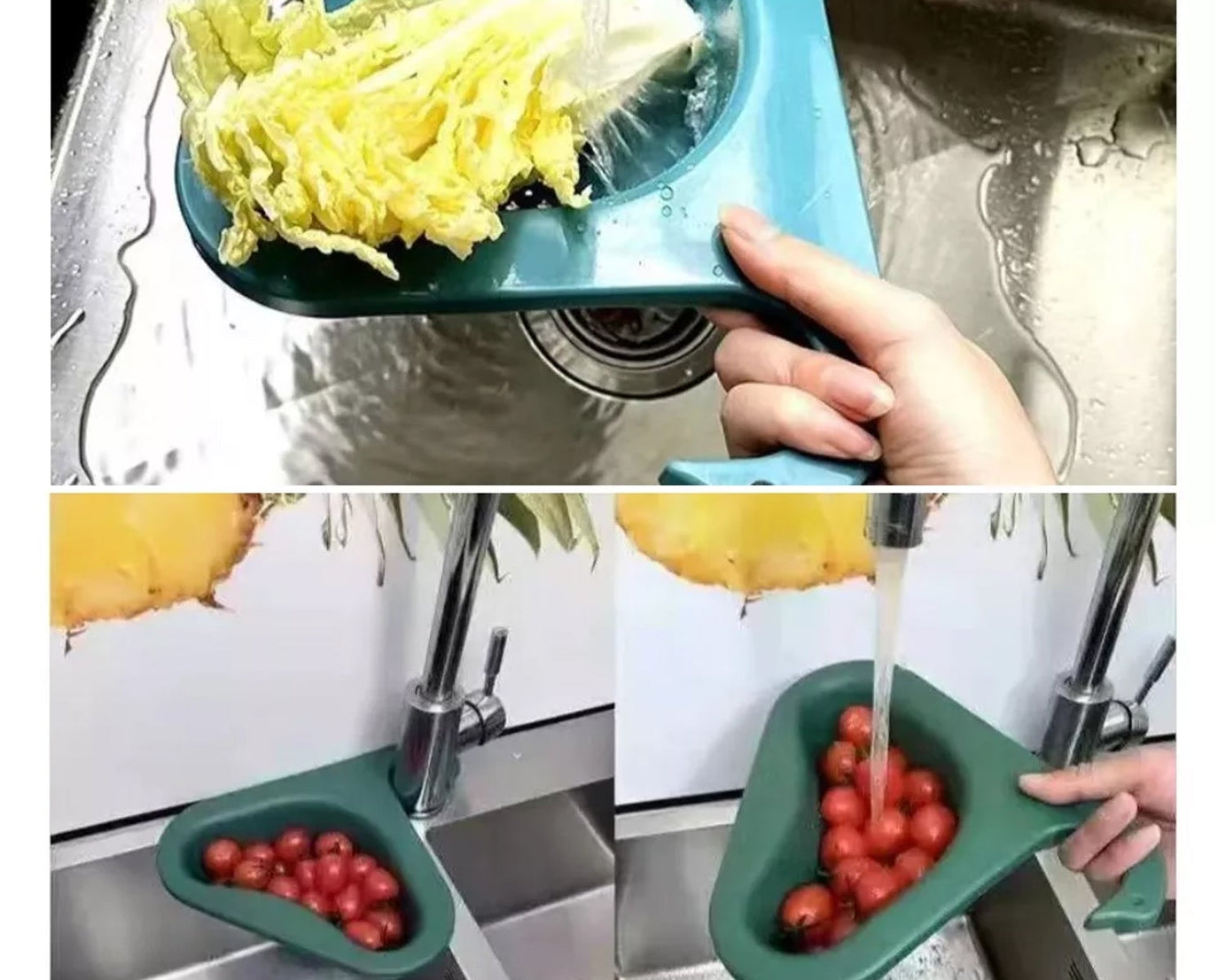 Functional and stylish swan-shaped strainer for kitchen sinks