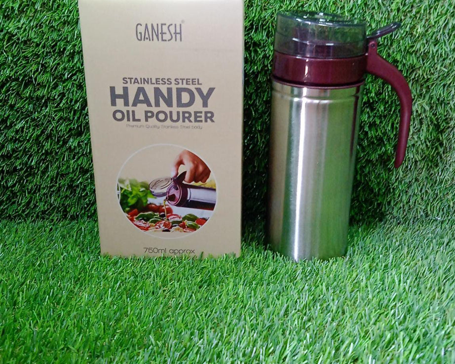 750ml stainless steel oil dispenser with nozzle