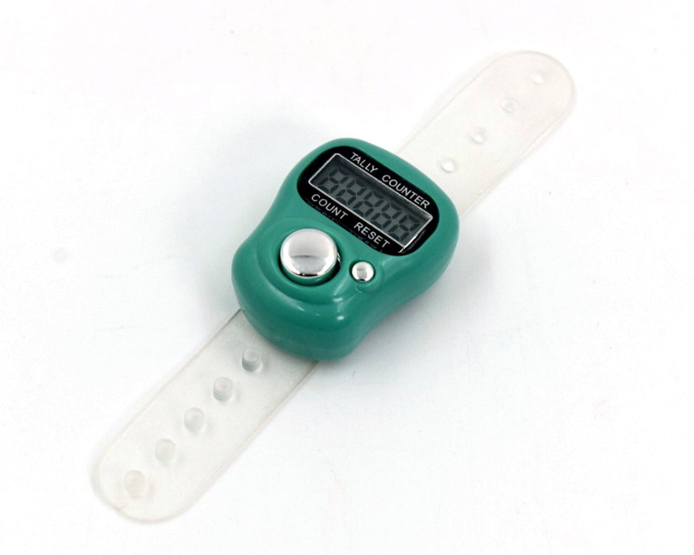 Finger grip and easy-press button for efficient manual counting.