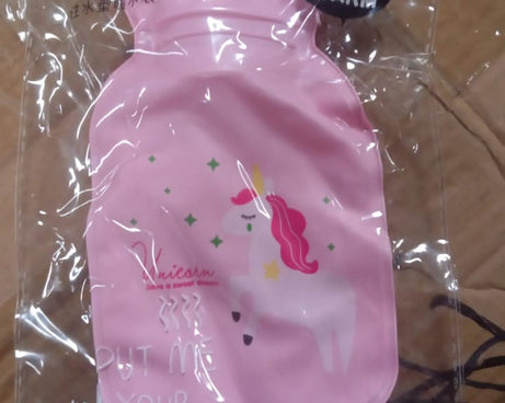 Mix Design Printed Small Hot Water Bag For Pain Relief, Neck, Shoulder Pain and Hand, Feet Warmer, Menstrual Cramps, Hot and Cold Therapy Leak Proof Pad (1 Pc)