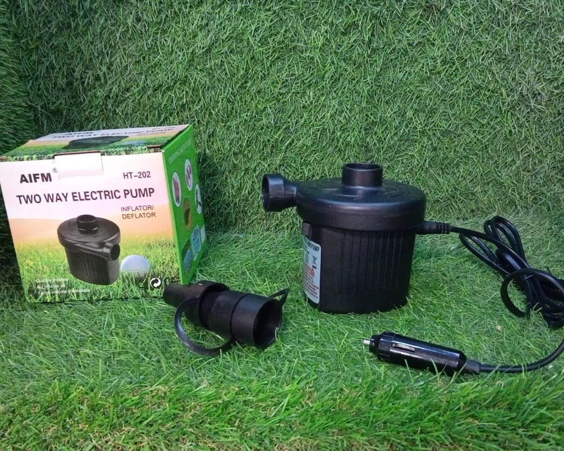 Multi-Purpose Electric Air Pump Without Valve Adaptors for Quickly Inflates/Deflates Sofa, Bed, Swimming Pool Tubes, Toys, Air Bags