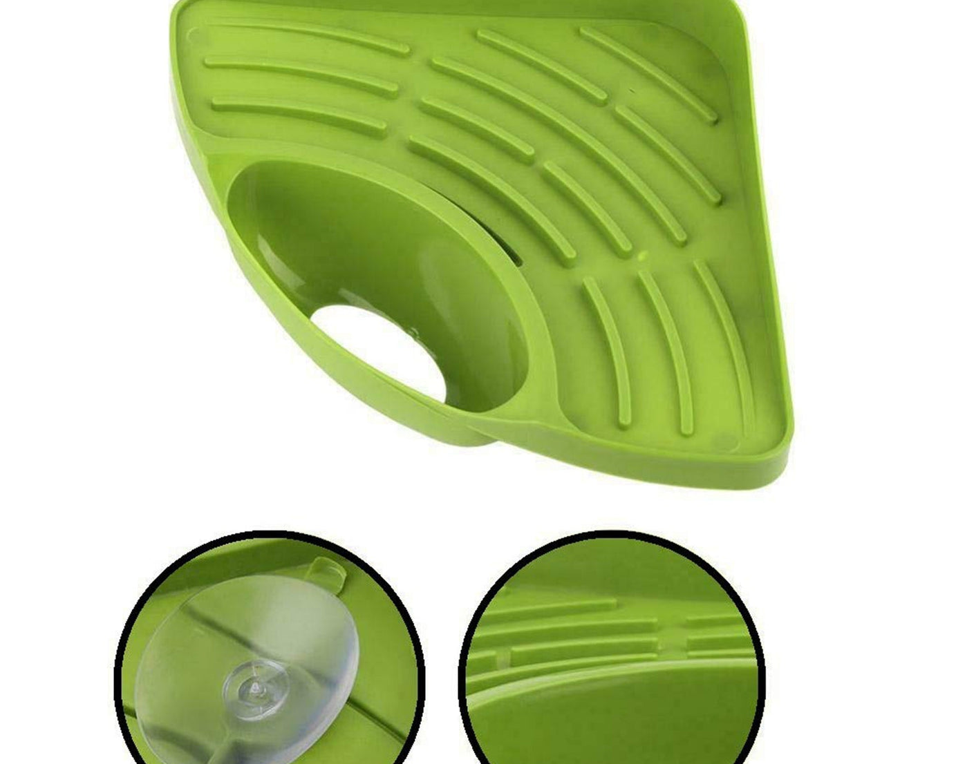 Corner sink strainer for kitchen waste