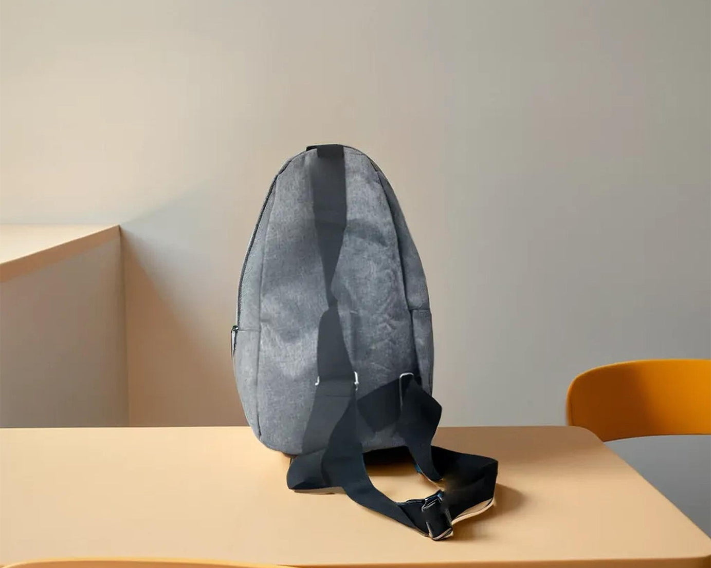 Waterproof Anti Theft Cross-body fanny pack waist bag, Shoulder Bags Chest Men Casual fashion USB Charging earphone hook Sling Travel Bag (1 Pc)