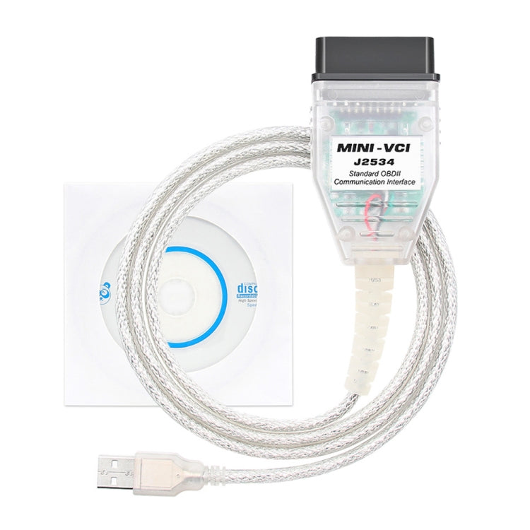 USB to OBD2 16 Pin MINI VCI FT232RL Single Diagnostic Cable for Toyota TIS Techstream