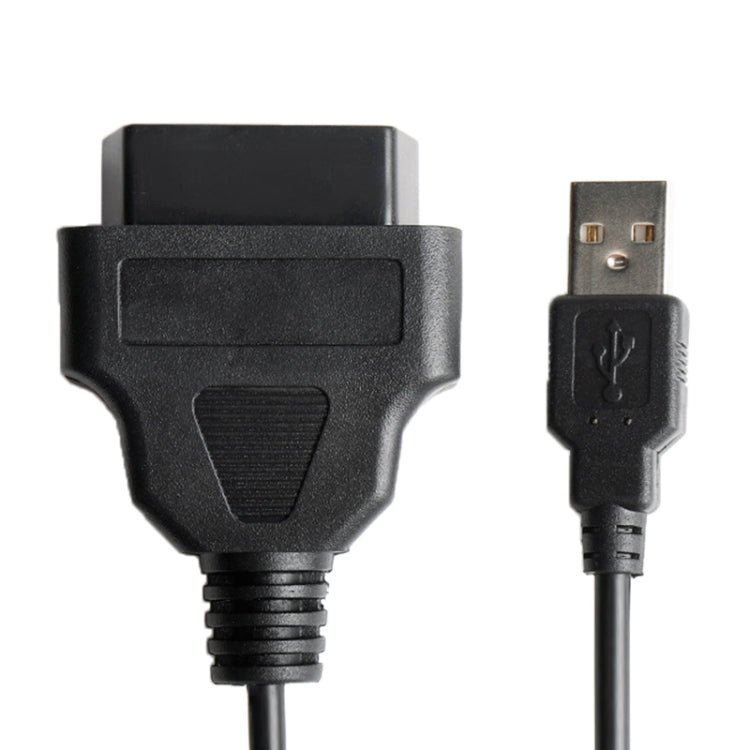 Car OBD 2 Female to USB Connector OBD Plug GPS Cable, Cable Length: 1m, Female to USB