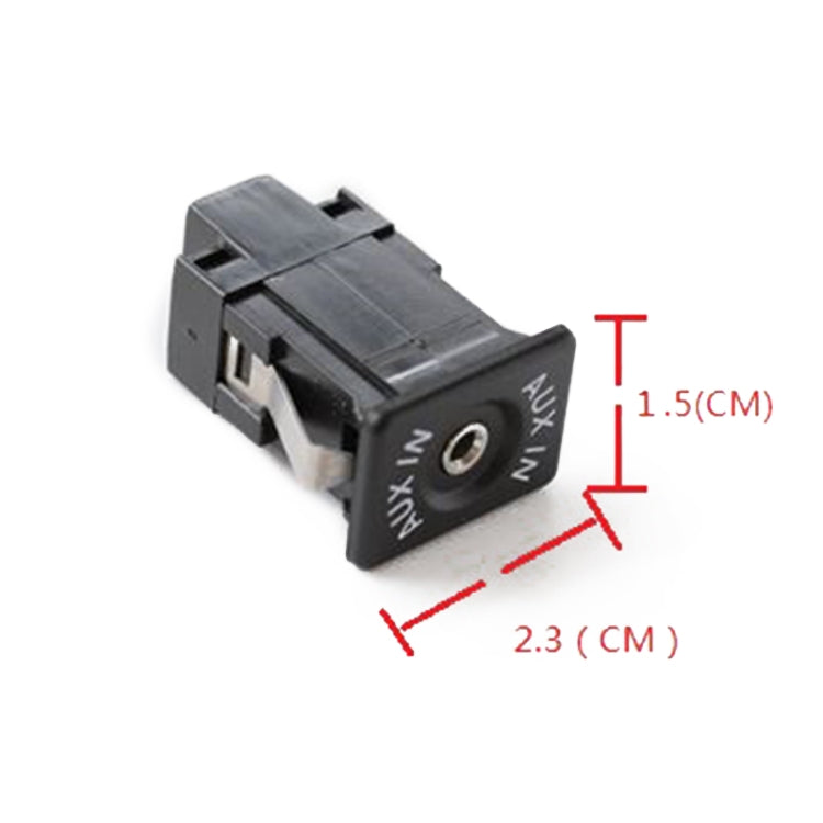 Car Handheld Box AUX Interface Connector + Cable Wire Harness for Volkswagen Bora / Audi, For Volkswagen Bora