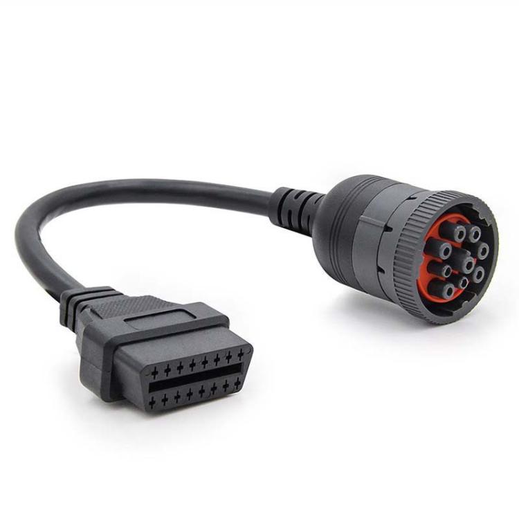 Female 16Pin to J1939 9Pin Truck cable, 16Pin to J1939 9Pin