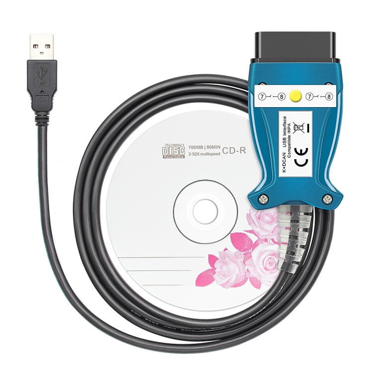 INPA K+DCAN FT232RL 9241 USB Diagnostic for BMW, For BMW
