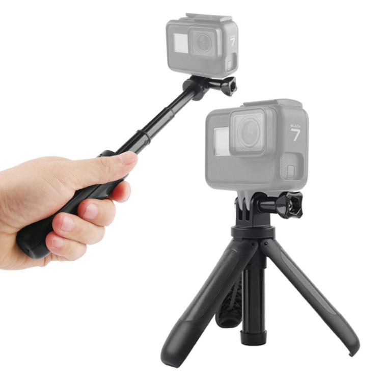 GP446 Multifunctional Mini Fixed Tripod for DJI, Insta360, GoPro and Other Action Cameras, GP446 (Grey), GP446 (Blue), GP446 (Red), GP446 (Black)
