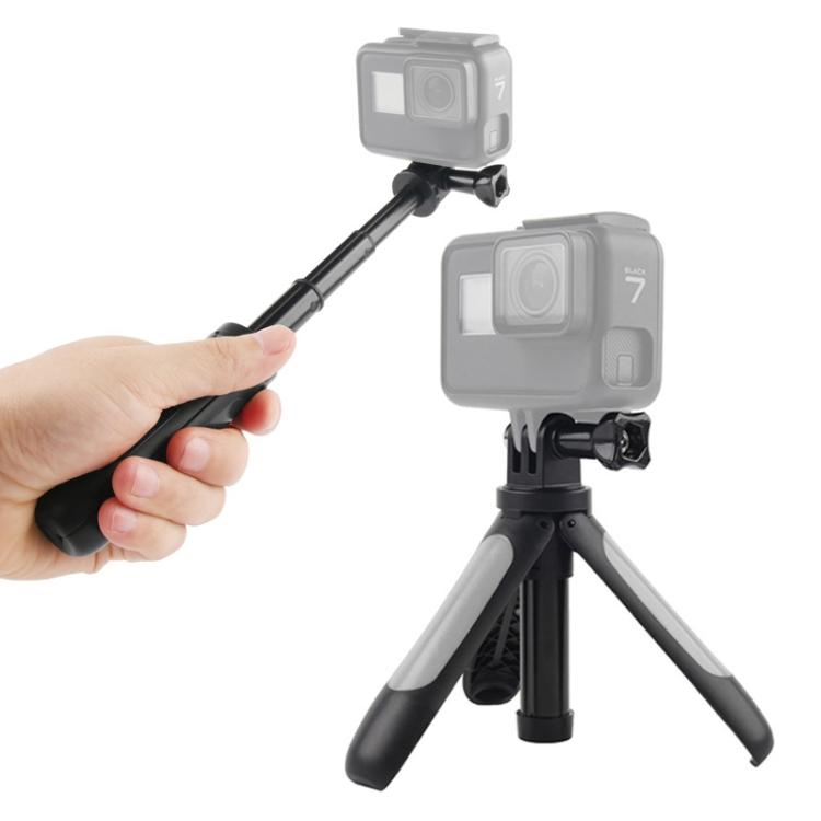 GP446 Multifunctional Mini Fixed Tripod for DJI, Insta360, GoPro and Other Action Cameras, GP446 (Grey), GP446 (Blue), GP446 (Red), GP446 (Black)