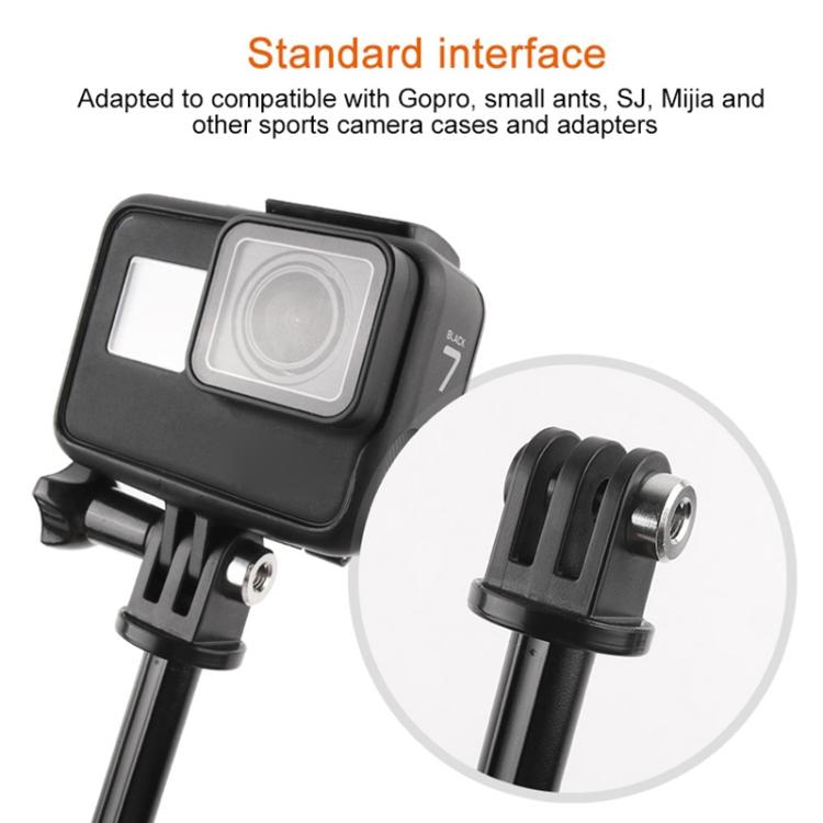 GP446 Multifunctional Mini Fixed Tripod for DJI, Insta360, GoPro and Other Action Cameras, GP446 (Grey), GP446 (Blue), GP446 (Red), GP446 (Black)
