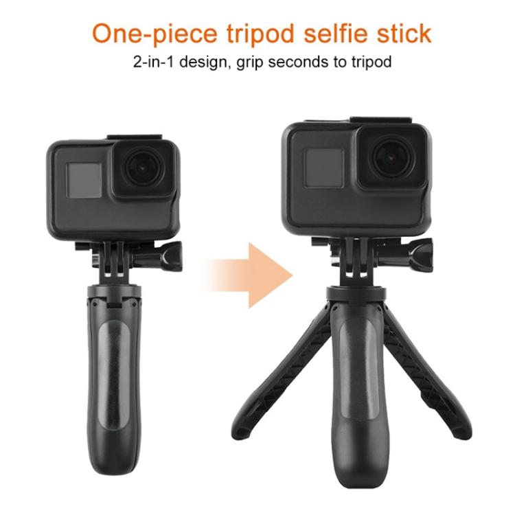 GP446 Multifunctional Mini Fixed Tripod for DJI, Insta360, GoPro and Other Action Cameras, GP446 (Grey), GP446 (Blue), GP446 (Red), GP446 (Black)