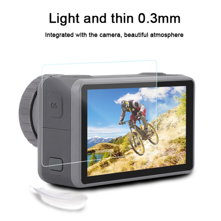 For DJI Osmo Action 3-in-1 Lens Front and Back LCD Display HD Protective Film, For DJI Osmo Action