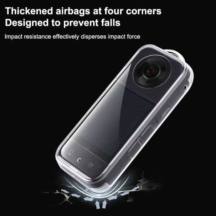 For Insta360 X3 Full Body Clear TPU Protective Case, Full Body Case