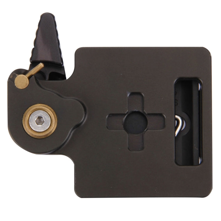 Fittest DBC-1 Aluminium Alloy Quick Release Clamp Adapter with 200PL-14 Quick Release Plate for Camera Tripod