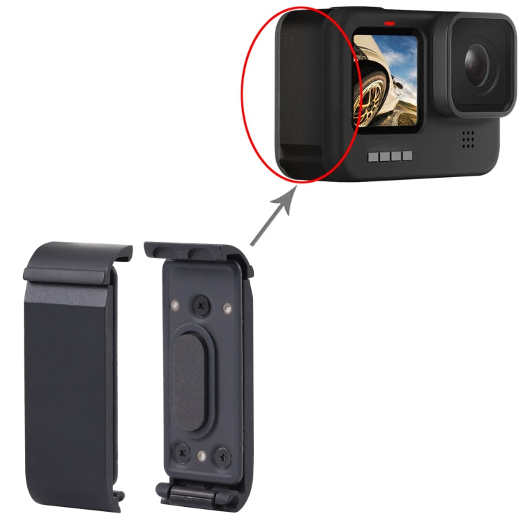 Metal Side Cover For GoPro HERO13 Black/HERO12 Black/HERO11 Black/HERO10 Black/HERO9 Black, For GoPro HERO13 Black/HERO12 Black/HERO11 Black/HERO10 Black/HERO9 Black