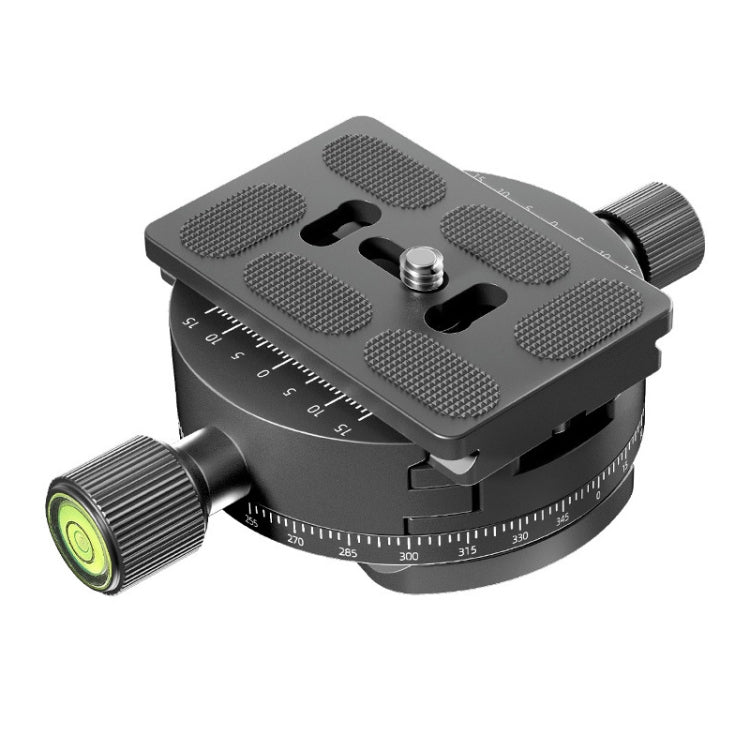 BEXIN QJ08-S Panoramic Rotary Quick Release Clamp Base Tripod Mount with Quick Release Plate, QJ08-S