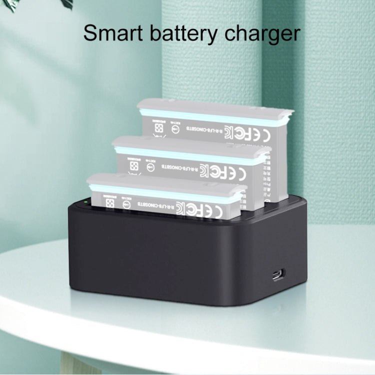For Insta360 X3 / One X2 Tri-Slot Batteries Fast Charger
