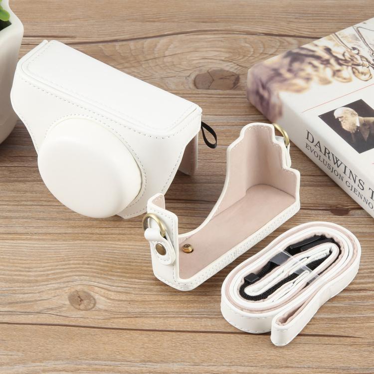 For Sony ZV-1F Vlog Camera Full Body Leather Camera Case Bag with Strap, For Sony ZV-1F