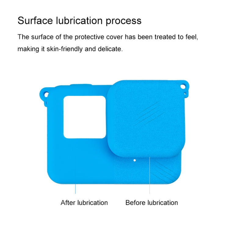 For Insta360 Ace Body Silicone Protective Case with Lens Cap