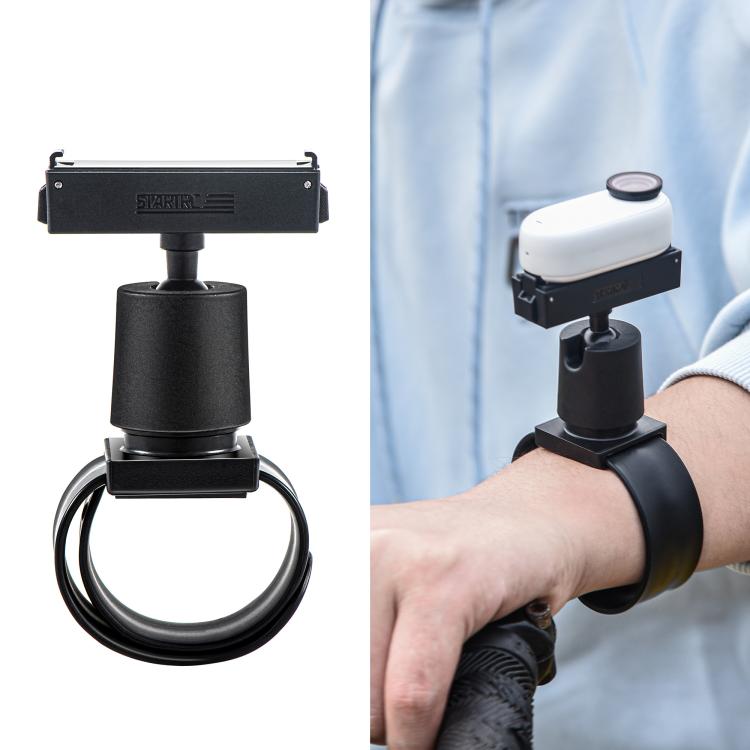 For Insta360 GO 3S / GO 3 STARTRC Silicone Wristband Snap Ring Quick Release Fixed Adapter Mount