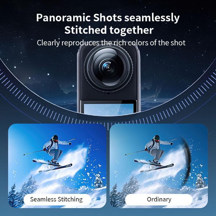 For insta360 X5 STARTRC Swivel Protective Lens Guad PC Lens Cover