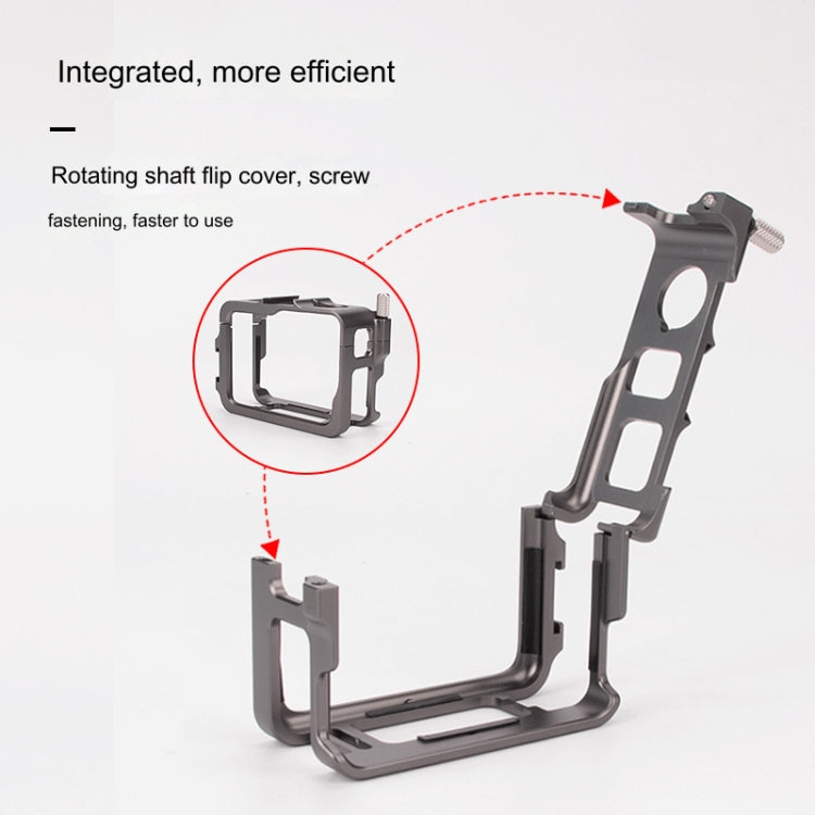 For Insta360 Ace Pro / Ace Aluminum Alloy Metal Rabbit Cage Frame