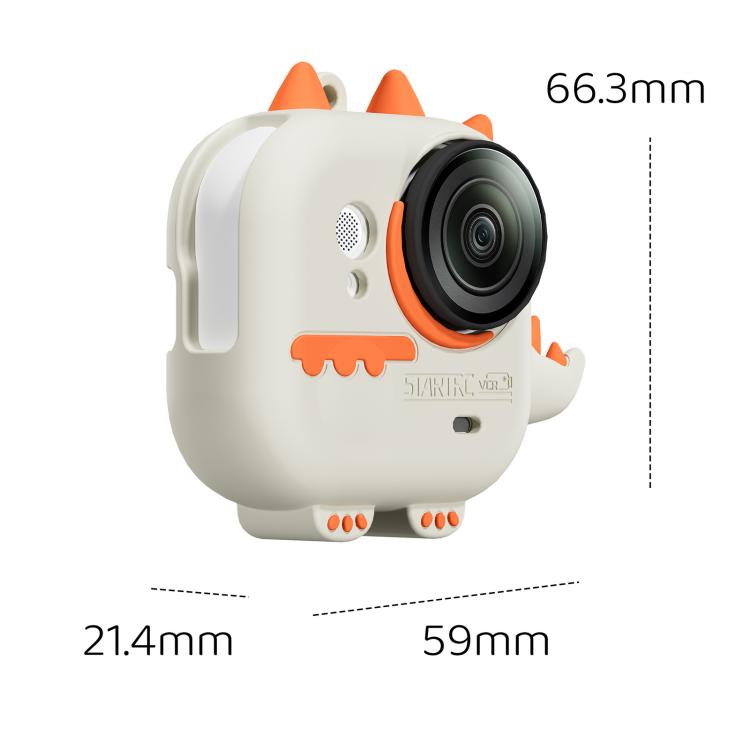 For Insta360 GO Ultra STARTRC Cute Dragon Silicone Protective Cover with Lanyards, For Insta360 GO Ultra