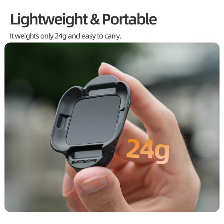 For Insta360 GO Ultra Sunnylife Magnetic Backpack Clip Action Camera Clamp Vertical-Horizontal Mount