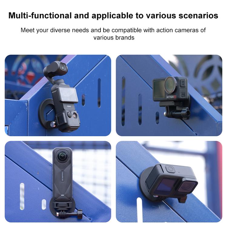 1/4 inch Screw Adjustable ABS Action Camera Tripod Adapter