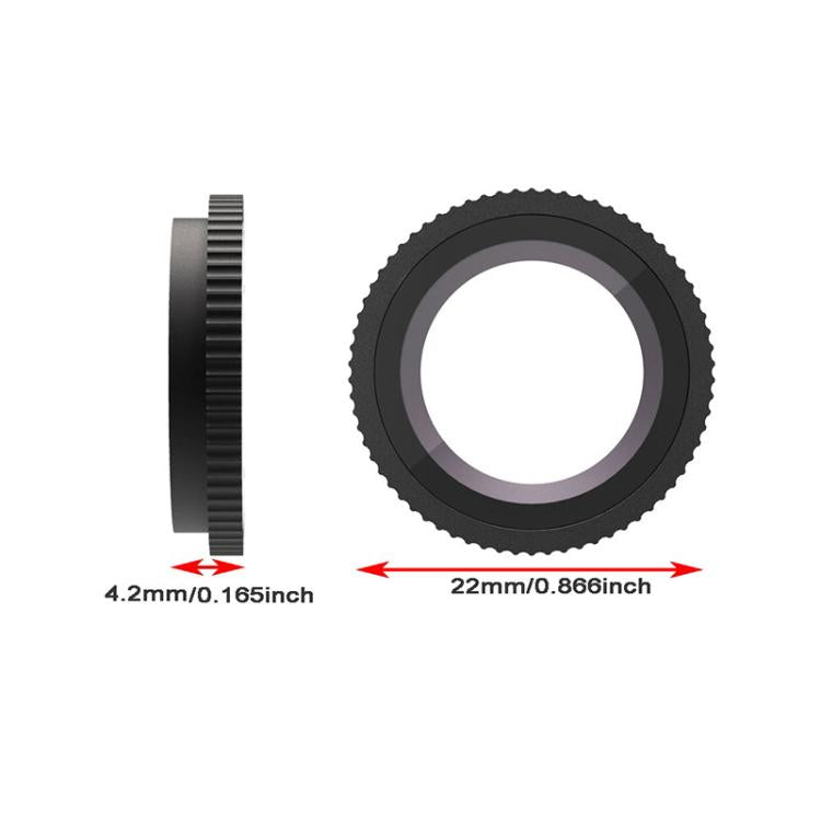 For Insta360 GO Ultra Aluminum Alloy HD Glass Lens Protector