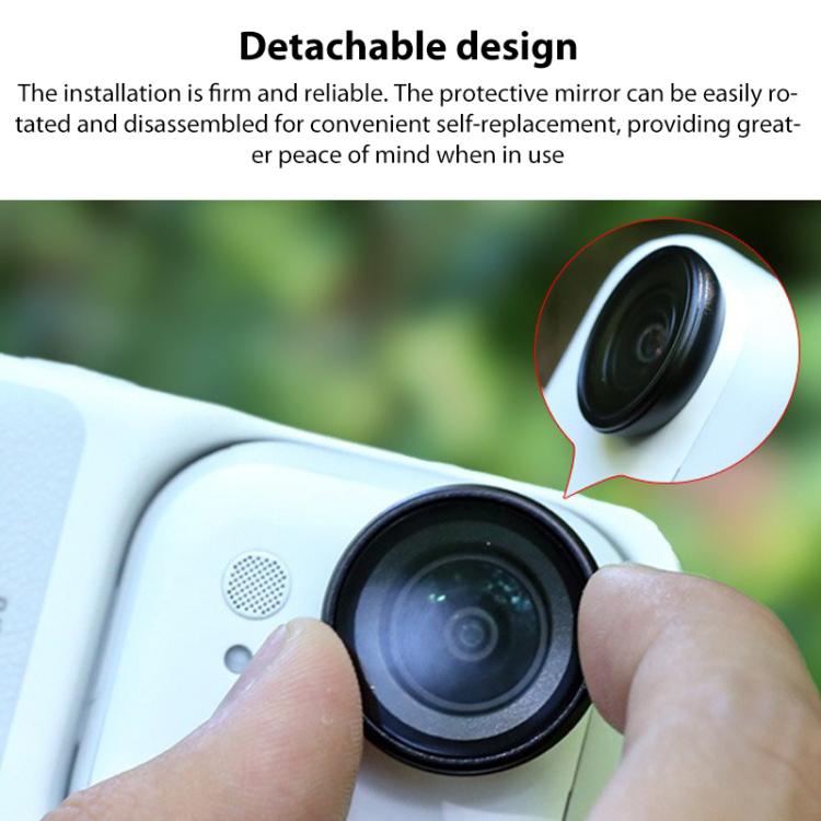 For Insta360 GO Ultra Aluminum Alloy HD Glass Lens Protector