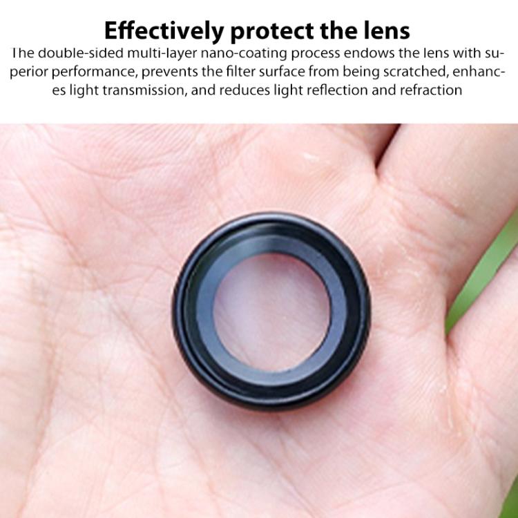 For Insta360 GO Ultra Aluminum Alloy HD Glass Lens Protector