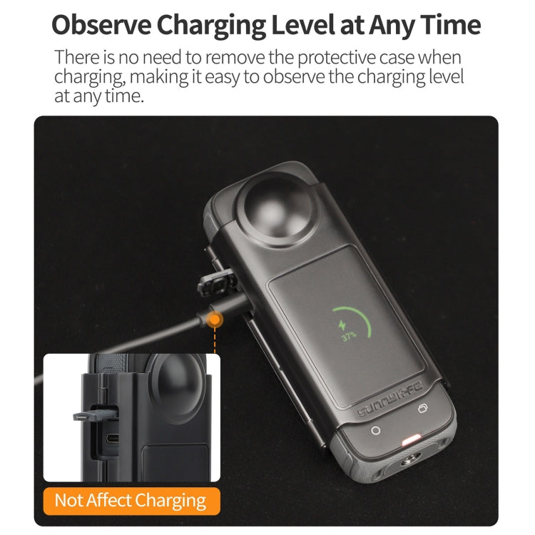 For Insta360 X4 Sunnylife Integrated Lens Screen Protective Cover, Lens Screen Protective Cover