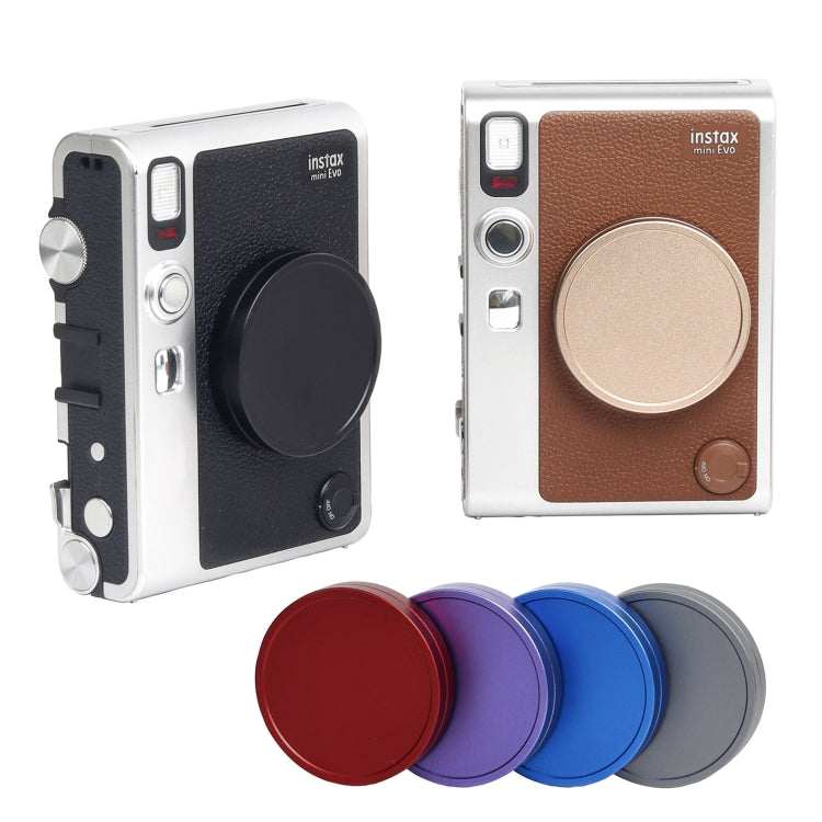 For FUJIFILM Instax mini EVO Camera Lens Cap Aluminum Alloy Protective Cover
