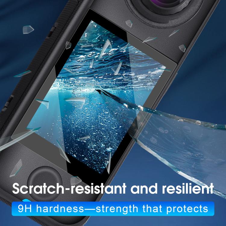 For Insta360 X4 Air STARTRC 2pcs HD Tempered Glass Film, For Insta360 X4 Air