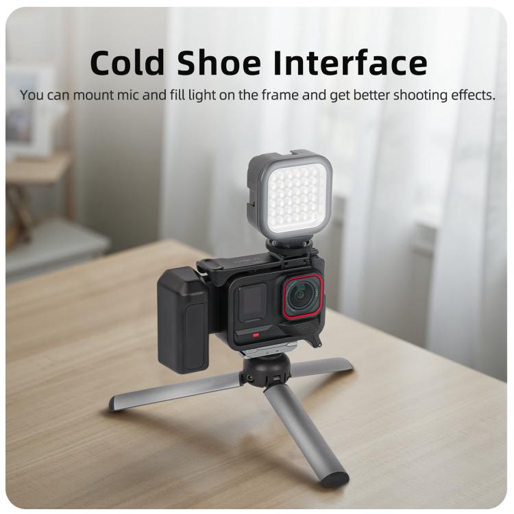 Sunnylife Street Photography Handle Ergonomic Hand Grip Quick Release Shutter Handle for Insta360 Ace Pro 2 / 1