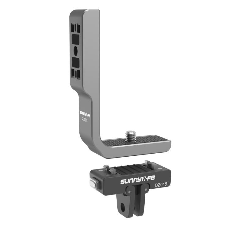 For Insta360 X5 / X4 Sunnylife L-Type Vertical-Horizontal Magnetic Mount with DZ015 Magnetic Adapter Quick Release Mount Adapter Stand