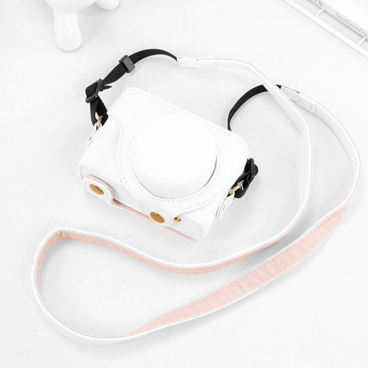 For Sony ZV-1F / ZV1M2 Full Body Camera PU Leather Case Bag with Strap, For Sony ZV-1F / ZV1M2