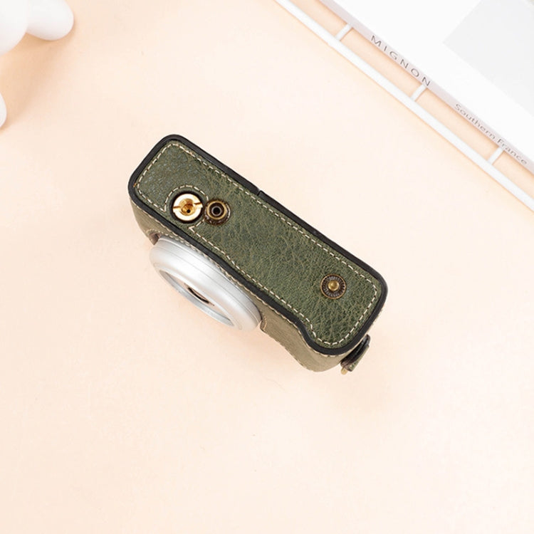 For Sony ZV-1F / ZV1M2 Full Body Camera PU Leather Case Bag with Strap, For Sony ZV-1F / ZV1M2