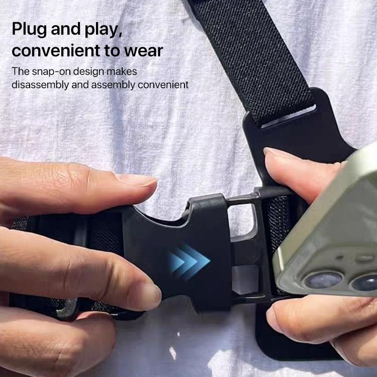 Front Chest Belt Shoulder Strap Mount Holder for GoPro, Insta360, DJI and Other Action Cameras