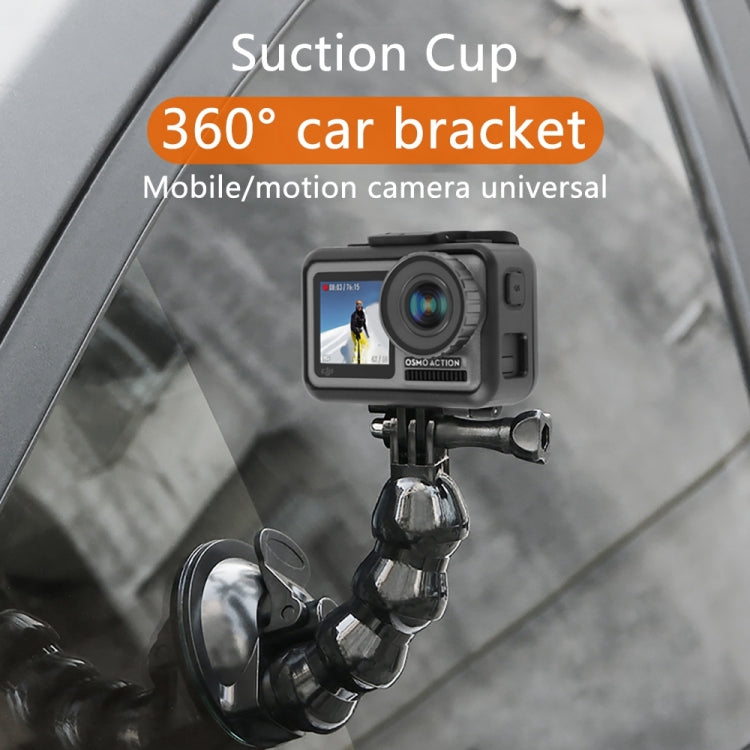Suction Cup Jaws Flex Clamp Mount for GoPro, Insta360, DJI and Other Action Cameras