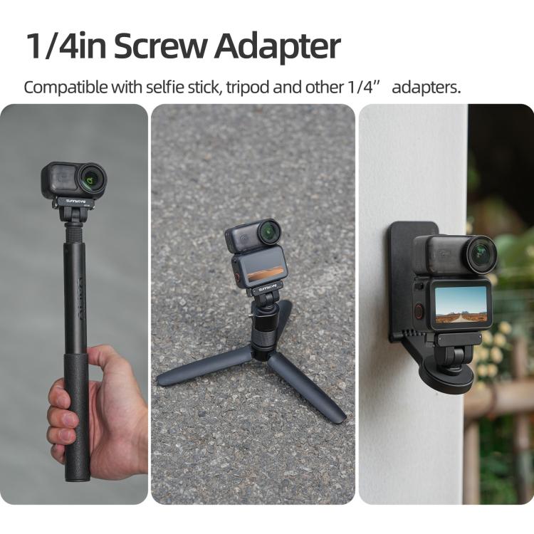 For DJI Osmo 360 Sunnylife Dual-Direction Magnetic Quick Release Adapter Mount