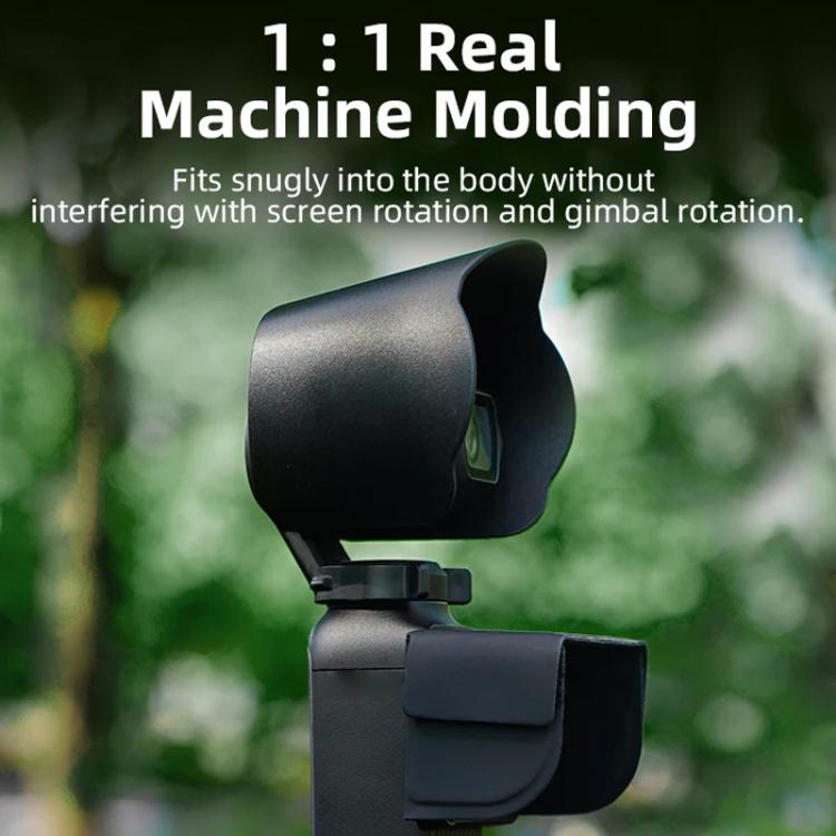 For DJI OSMO Pocket 3 BRDRC Sunshade Lens Protective Cover Hood