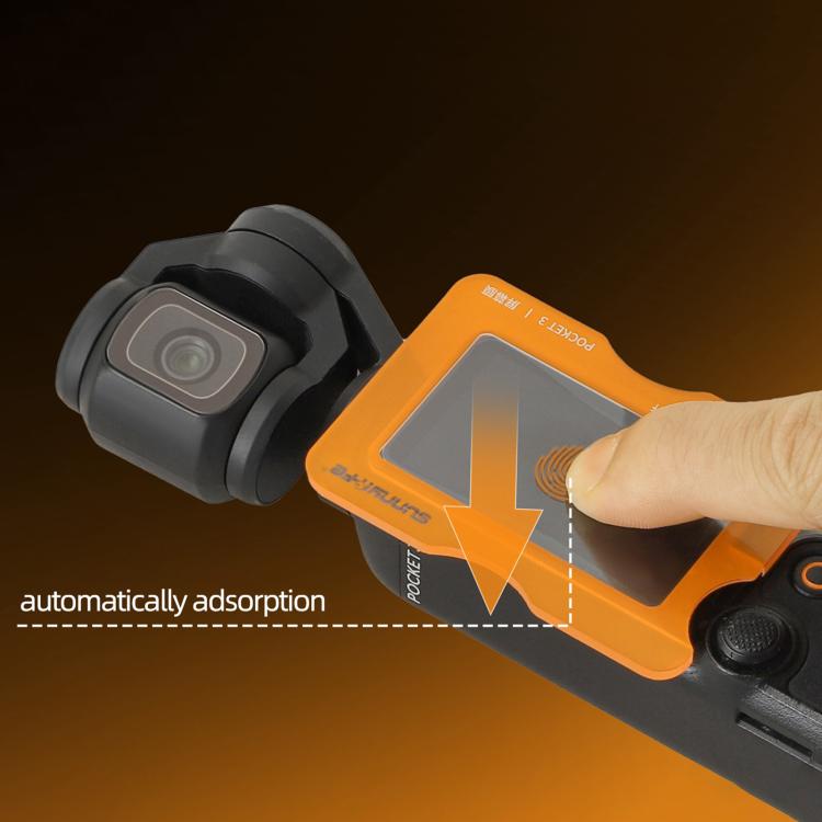 For DJI Osmo Pocket 3 Sunnylife Lens Screen Protector AR Anti-reflection Tempered Glass Film with Film Locator