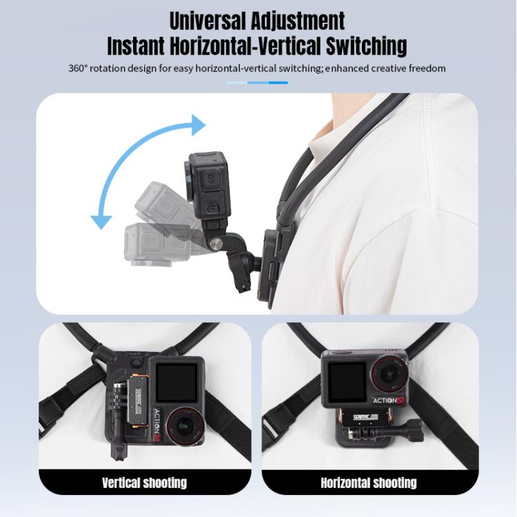 STARTRC Lazy Neck Bracket V3 POV View Mount with Chest Strap