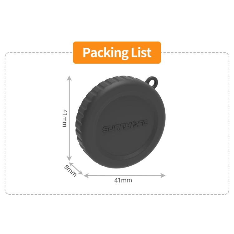 For DJI Osmo Action 6 Sunnylife Silicone Scratch-Proof Camera Lens Protective Cover, For DJI Osmo Action 6